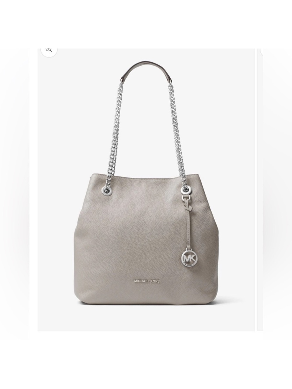 Michael kors jet leather shoulder bag